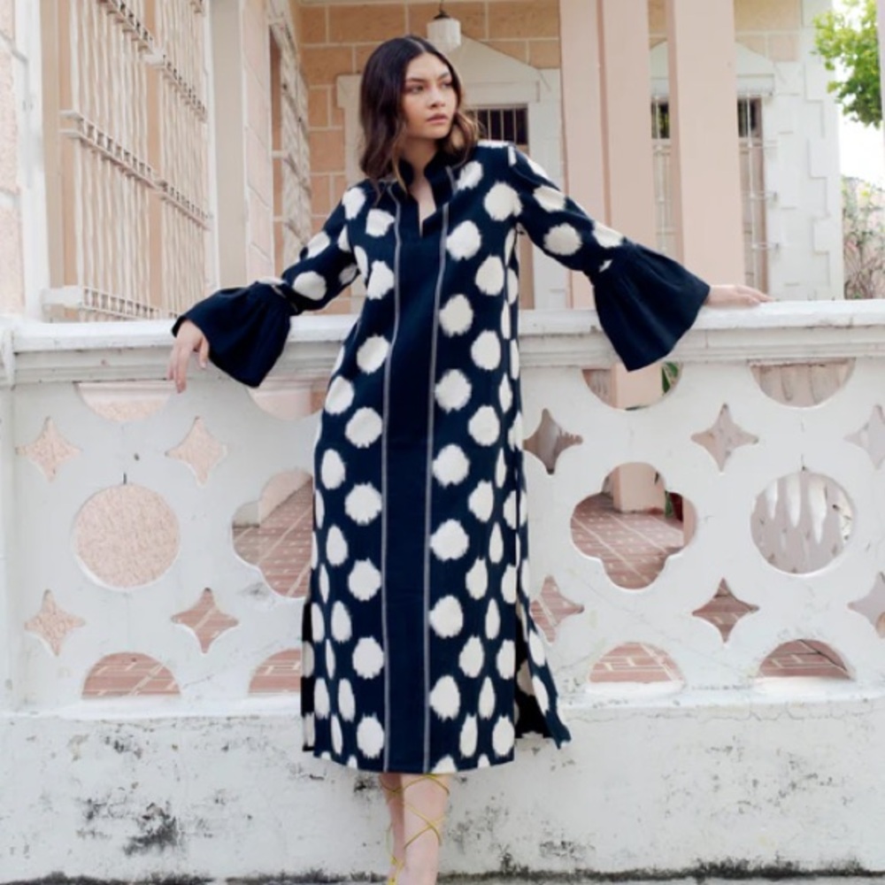DE CASTRO Yin Yang Dress, black/ecru, S